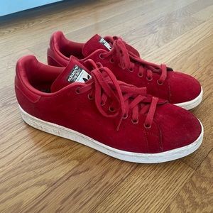 Adidas Stan Smith Shoes Trainers Sneakers Trainers Red women’s SZ 8.5